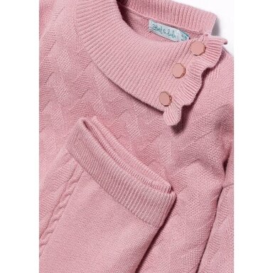 Girls knit trousers set pink Abel & Lula 5721 Girls knit trousers set pink Abel & Lula 5721
