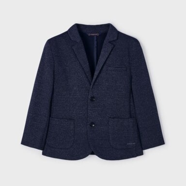 Boys navy blue jersey blazer Mayoral 4431 Boys navy blue jersey blazer Mayoral 4431