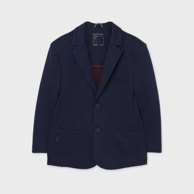 Boys navy blue jersey blazer Mayoral 7409 Boys navy blue jersey blazer Mayoral 7409