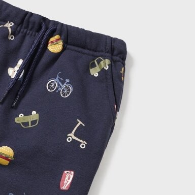 Boys blue jersey joggers "Fun on Wheels" Mayoral 2538