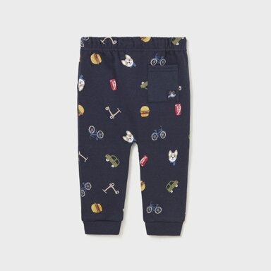 Boys blue jersey joggers "Fun on Wheels" Mayoral 2538