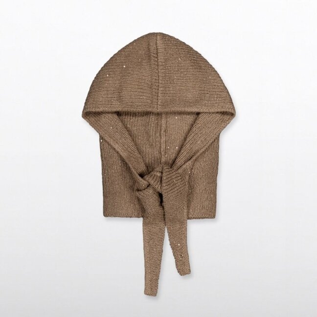Megztas rudas gobtuvas - šalikas su vilna mergaitei Abel & Lula 5909 2 Megztas rudas gobtuvas - šalikas su vilna mergaitei Abel & Lula 5909 2