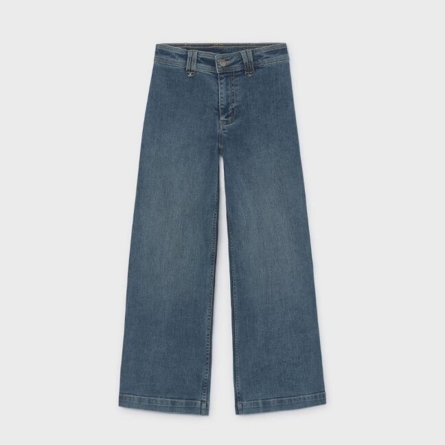 Girls blue wide-leg jeans Mayoral 7503 2 Girls blue wide-leg jeans Mayoral 7503 2