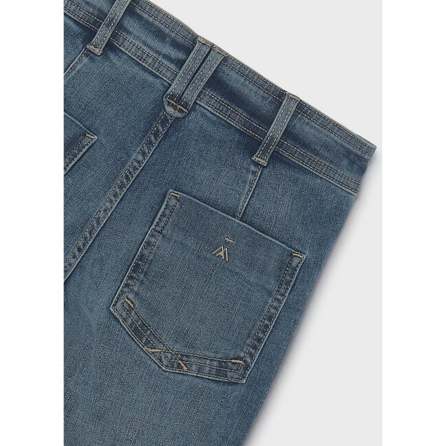 Girls blue wide-leg jeans Mayoral 7503 4