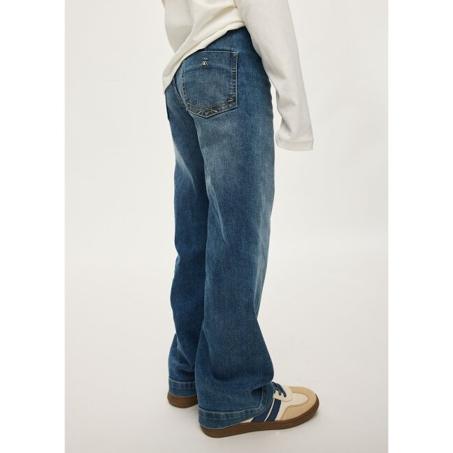 Girls blue wide-leg jeans Mayoral 7503 5