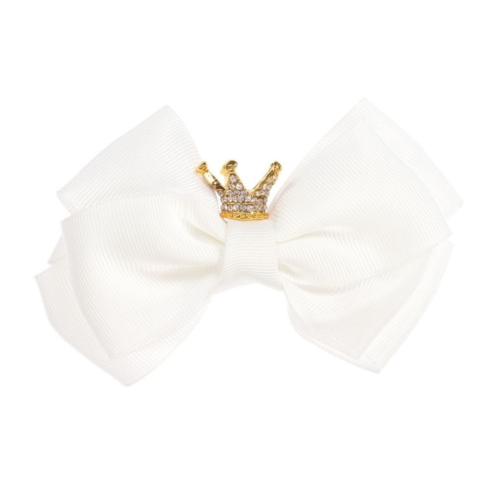 Angel's Face Crown big bow hairclip snowdrop 2