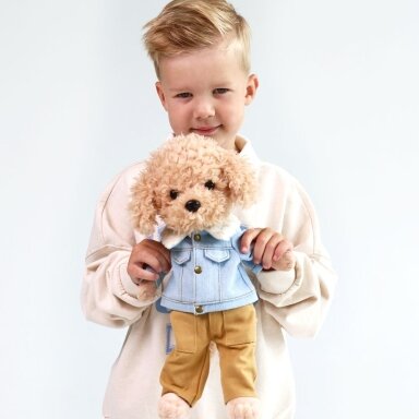 Pliušinis šuniukas Lucky Sammy Fashionable boy