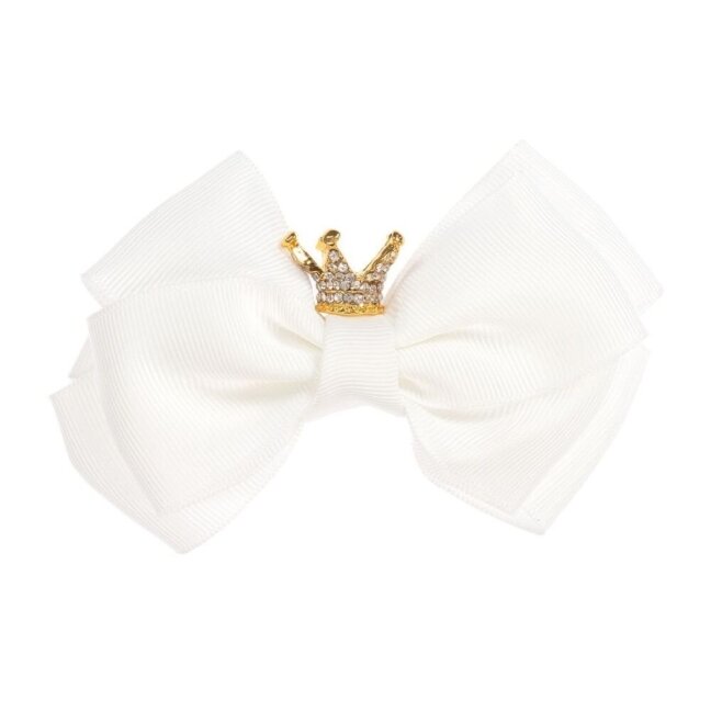 Angel's Face Crown big bow hairclip snowdrop 2
