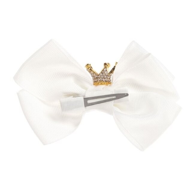 Angel's Face Crown big bow hairclip snowdrop 3