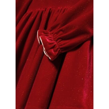 Baby girl red velvet dress Abel & Lula 5513