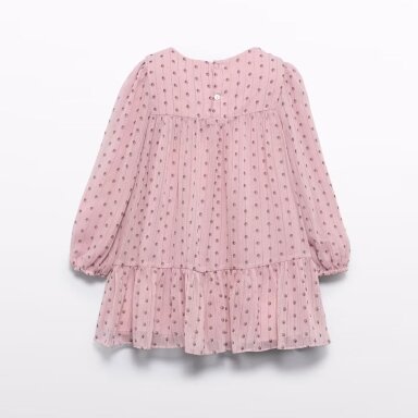 Girls pink dot dress Abel & Lula 5524 Girls pink dot dress Abel & Lula 5524