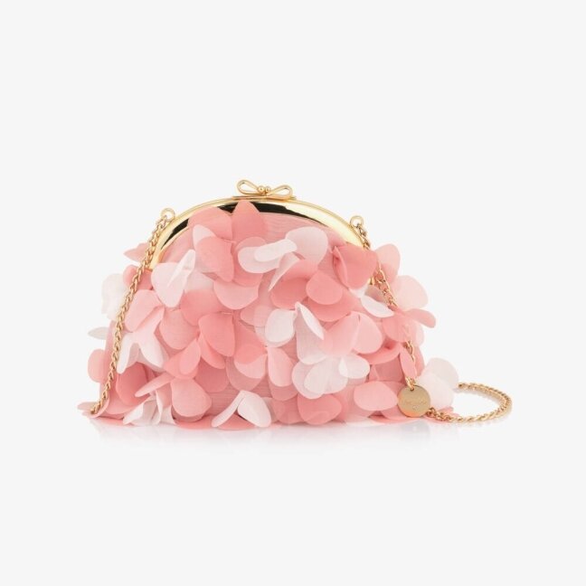 Girls petal bag pink Abel & Lula 5482 2 Girls petal bag pink Abel & Lula 5482 2