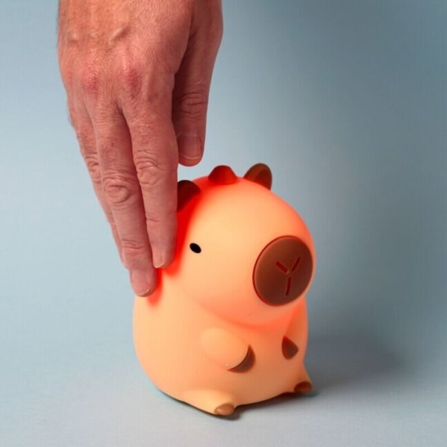 Spalvas keičianti LED naktinė lemputė Kapibara 5