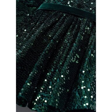 Girls emerald green sequin dress Abel & Lula 5575 Girls emerald green sequin dress Abel & Lula 5575
