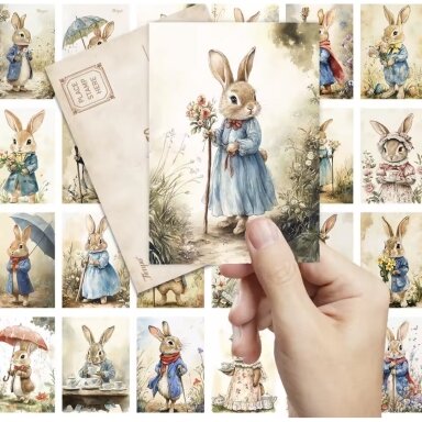 Sveikinimo atvirukas "Peter Rabbit" Sveikinimo atvirukas "Peter Rabbit"