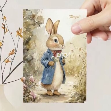 Sveikinimo atvirukas "Peter Rabbit" Sveikinimo atvirukas "Peter Rabbit"