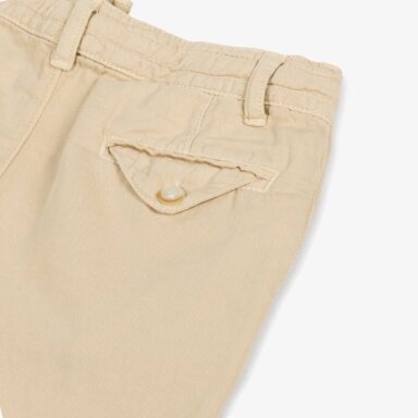 Boys light brown linen pants Mayoral 3568